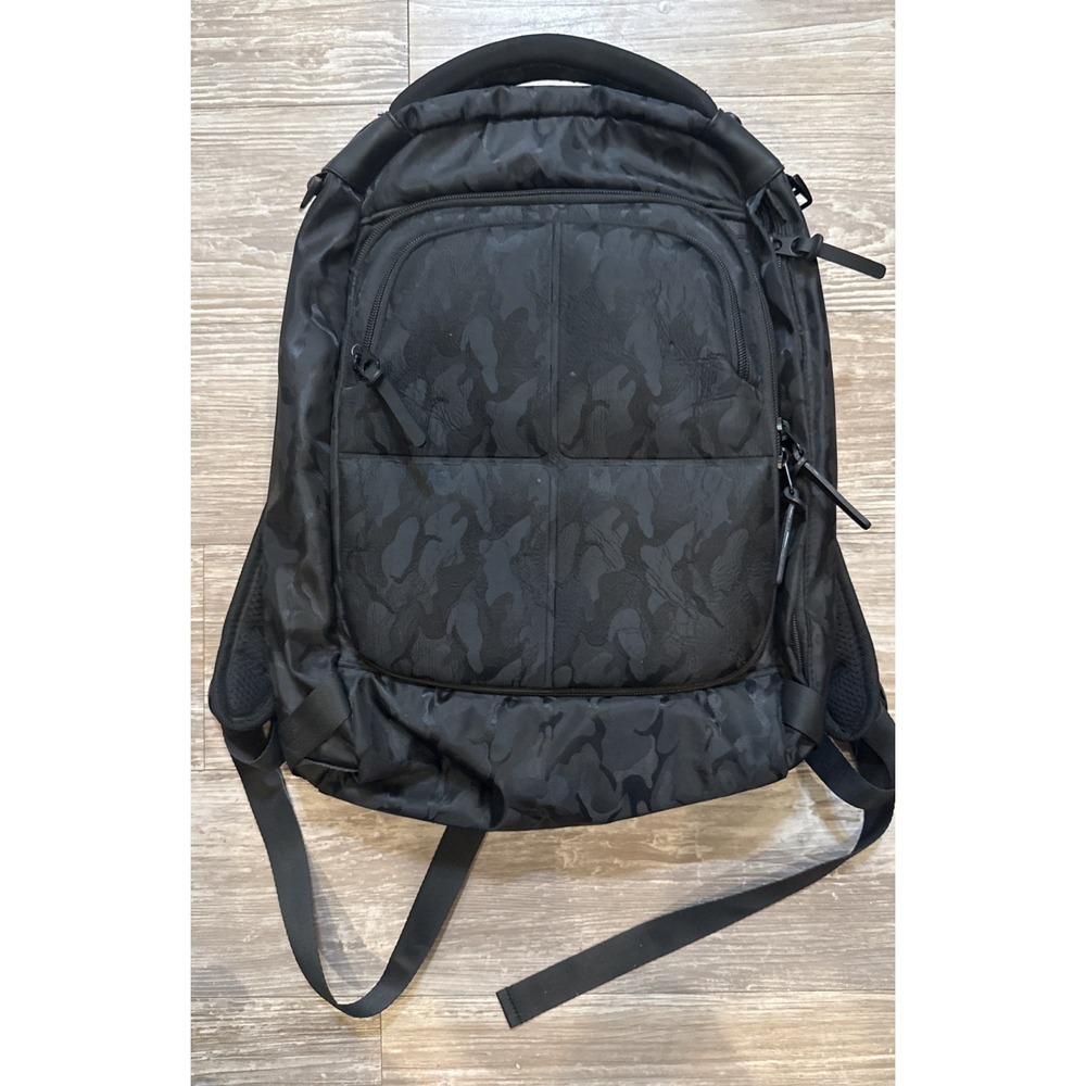 Swiss Gear 18" Laptop Backpack Bookbag Travel Bag‎ SA3592 Satin Black/Grey Camo